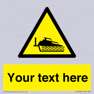 Custom warning grounding cruiser on lock cill